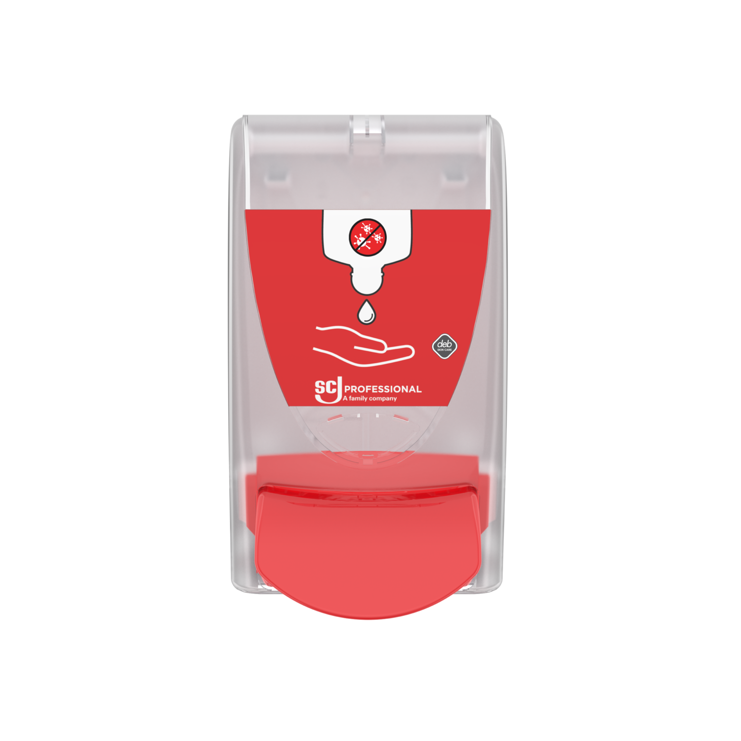 SCJP Sanitise dispenser transp 1ltr