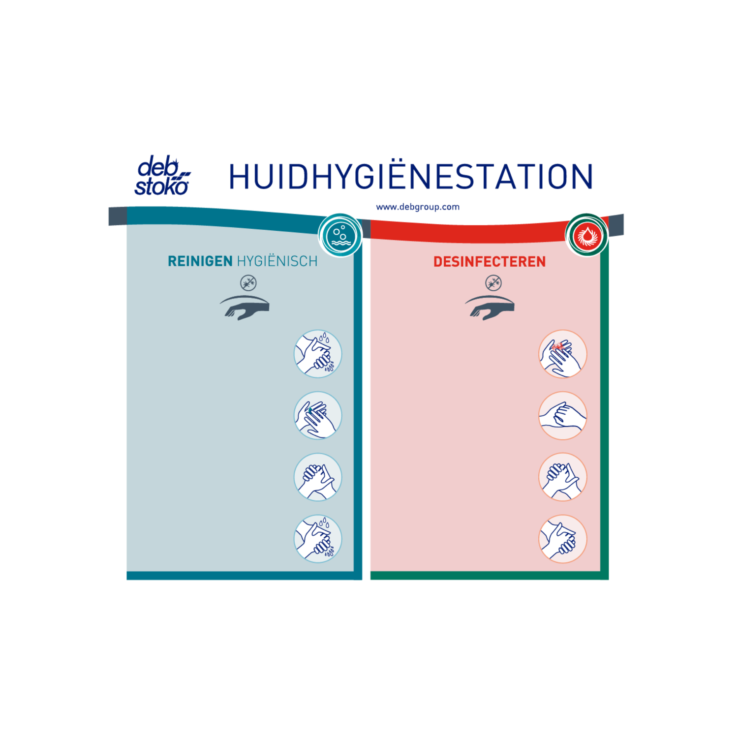 Antimicrobial Wash/Disinfect  2 in 1 paneel