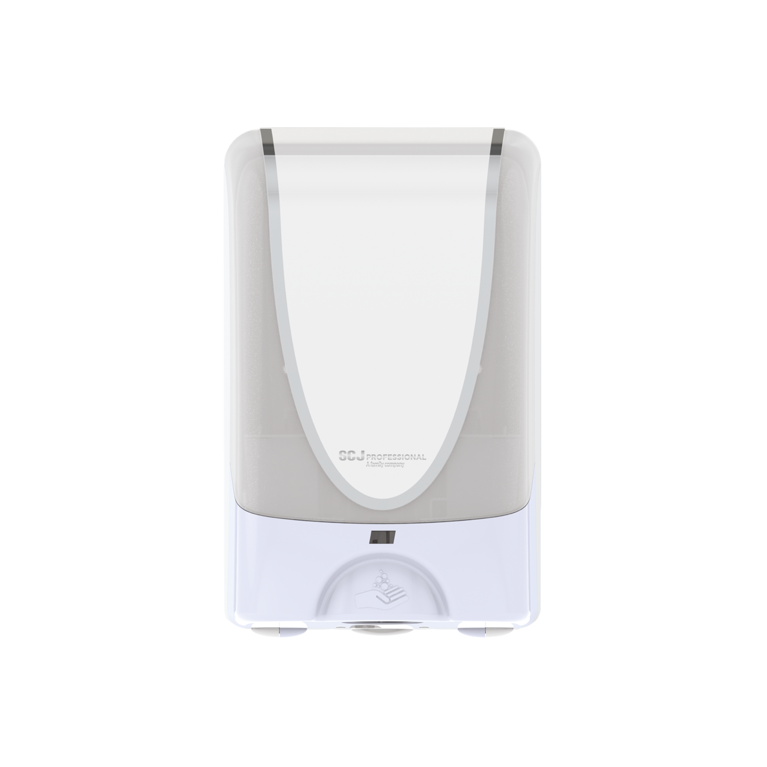 TouchFREE Ultra wit/chrome disp 1,2ltr en 1ltr