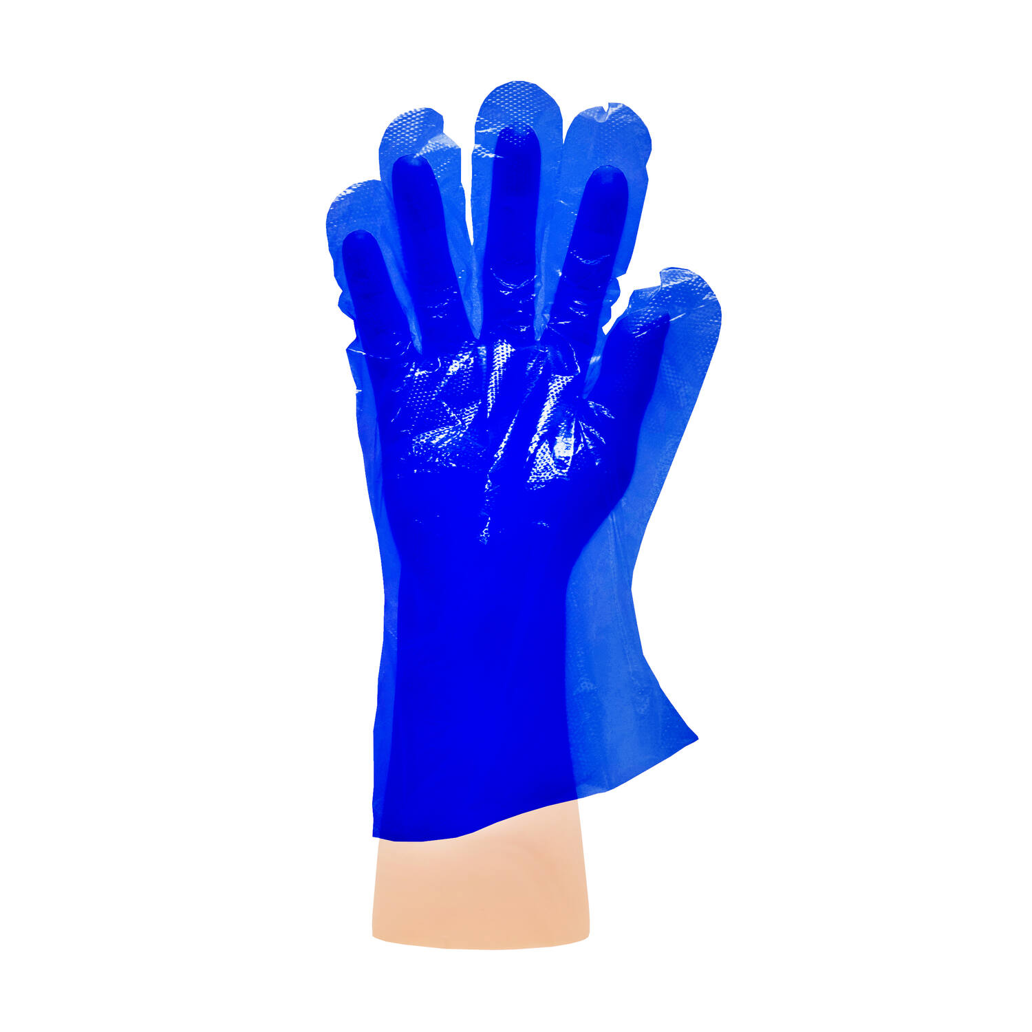 HYGOCLEAN® handschoen LDPE 30Mu 35cm blauw