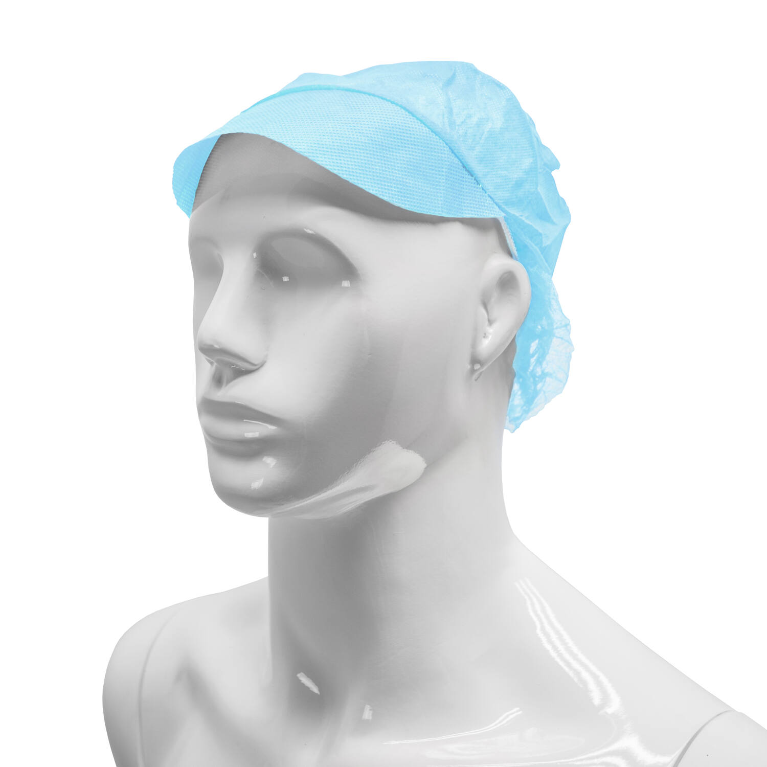 HYGOCLEAN® pet met klep, haarnet blauw
