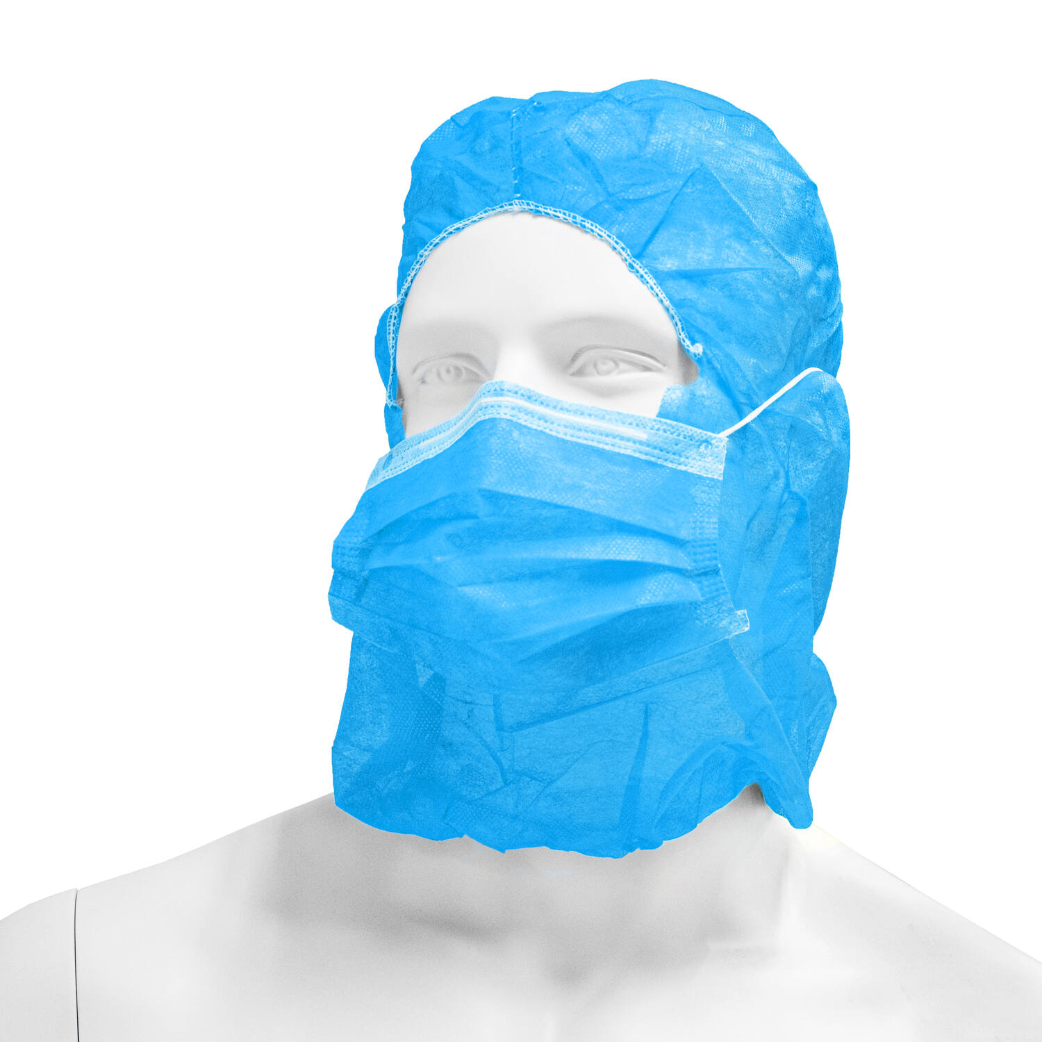 HYGOCLEAN® astrokap PP mondmasker blauw 38cm