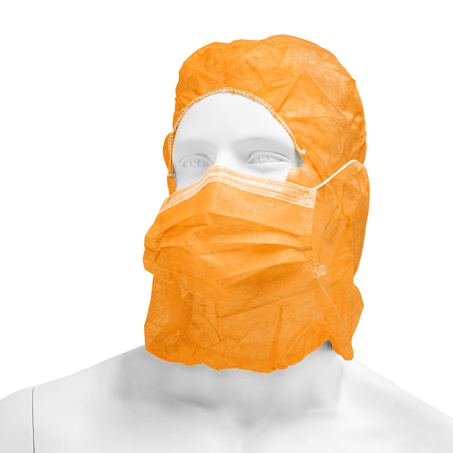 HYGOCLEAN® astrokap PP mondmasker oranje 38cm