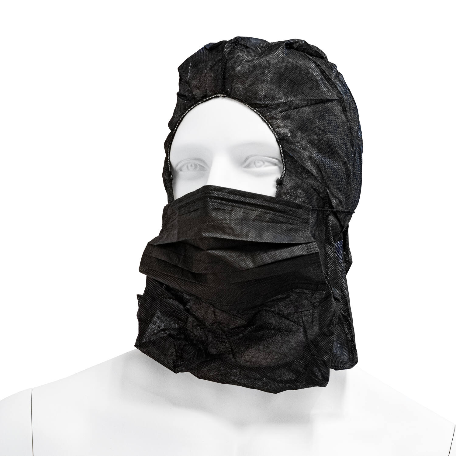 HYGOCLEAN® astrokap PP mondmasker zwart 38cm