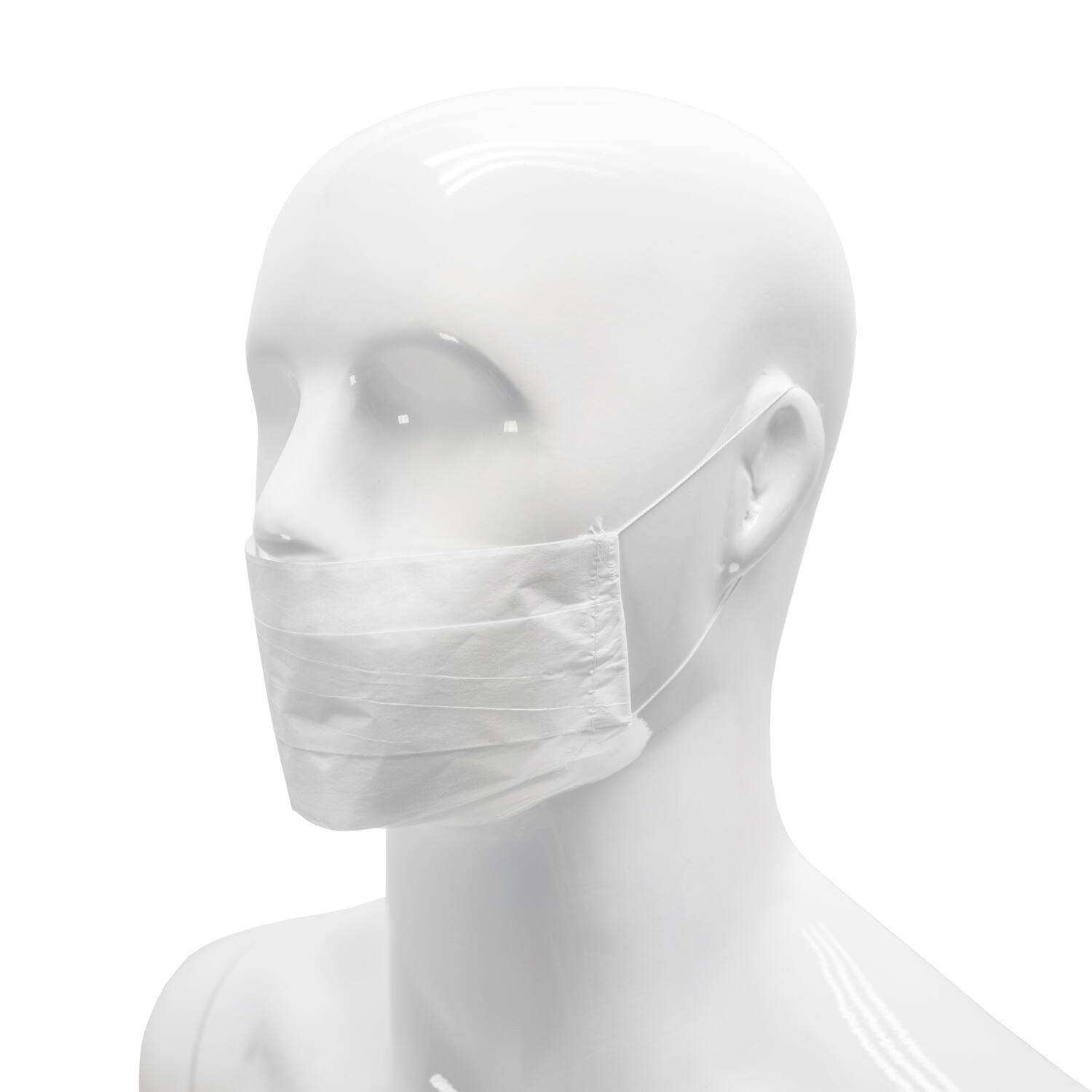 HYGOCLEAN® mondmasker papier 2-lgs wit earloop
