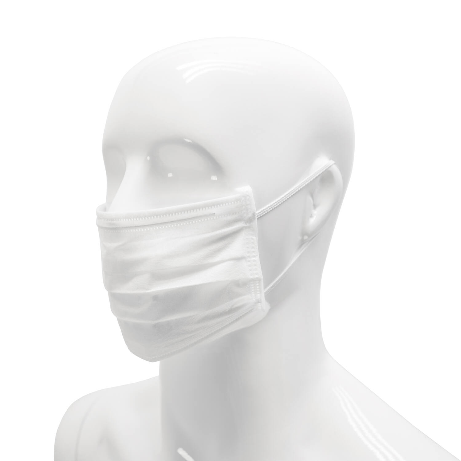 HYGOCLEAN® mondmasker PP 3-lgs wit earloop