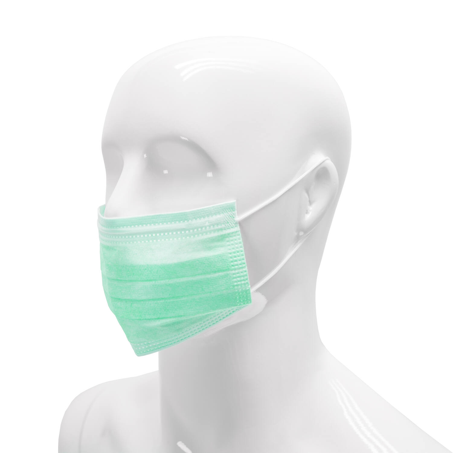 HYGOCLEAN® mondmasker PP 3-lgs groen earloop