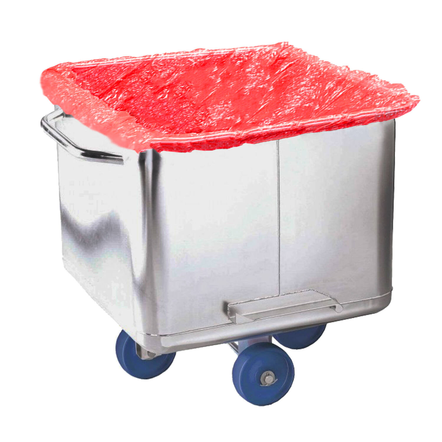 HYGOCLEAN® beschermhoes PE rood 30Mu