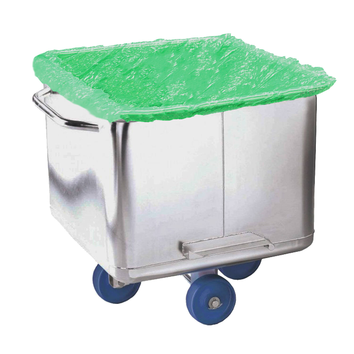 HYGOCLEAN® beschermhoes PE groen 30Mu