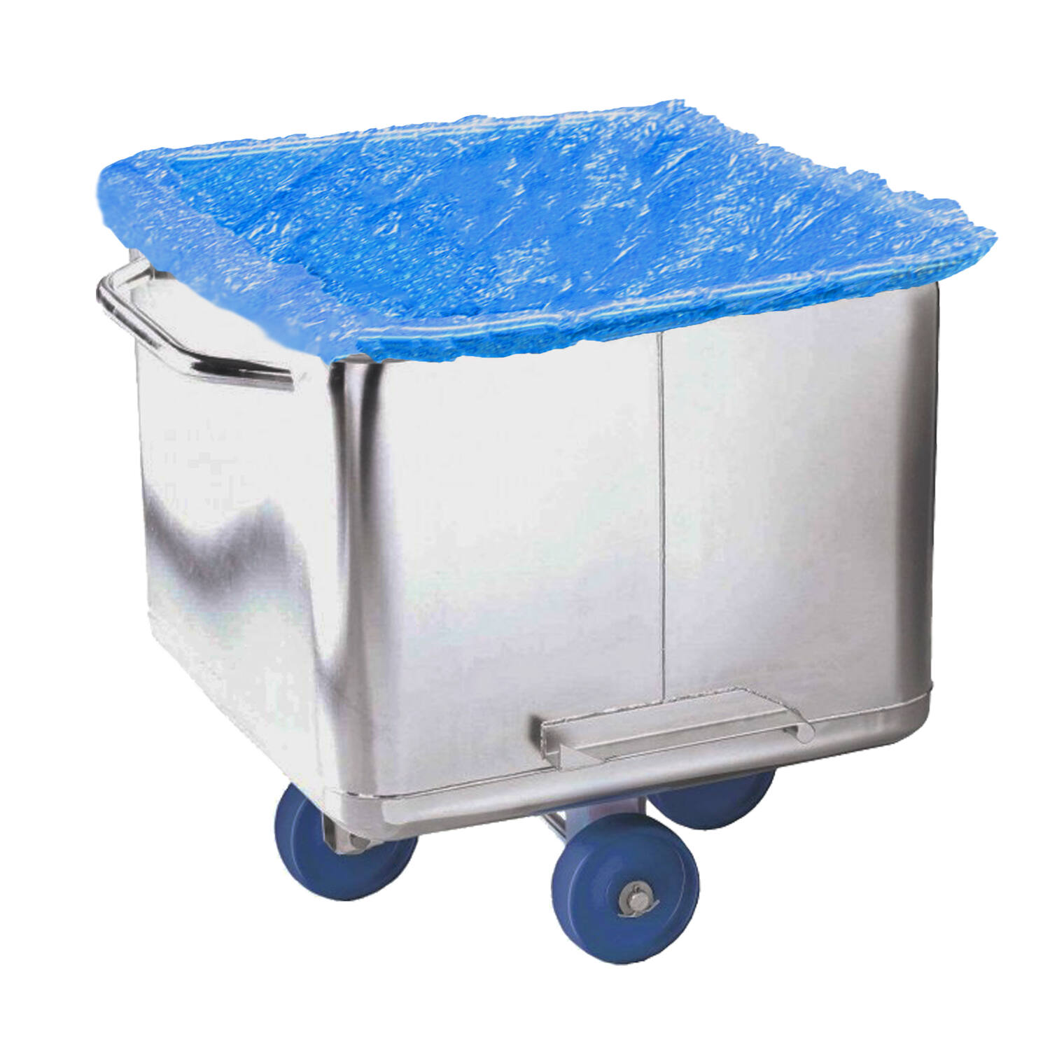 HYGOCLEAN® beschermhoes PE blauw 30Mu