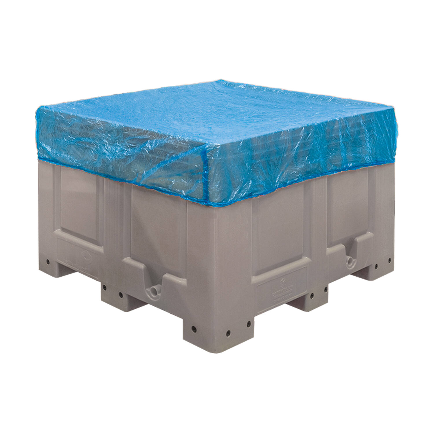 HYGOCLEAN® beschermhoes PE blauw 30Mu