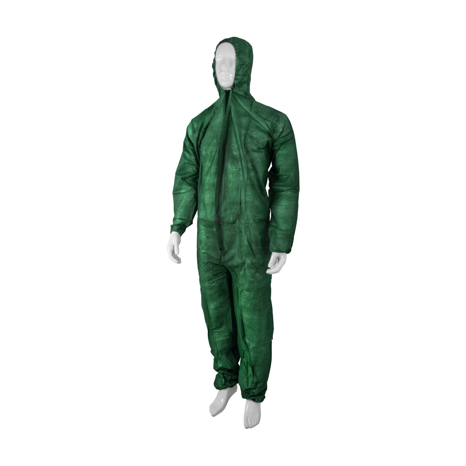 HYGOCLEAN® overal PP rits kap groen L