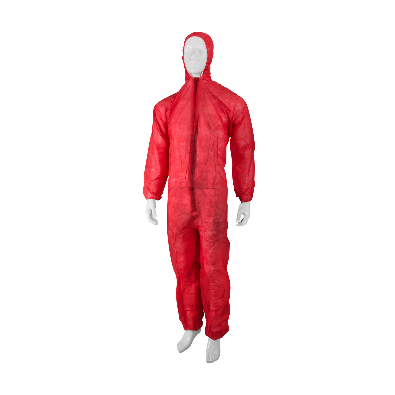 HYGOCLEAN® overal PP rits kap rood XL