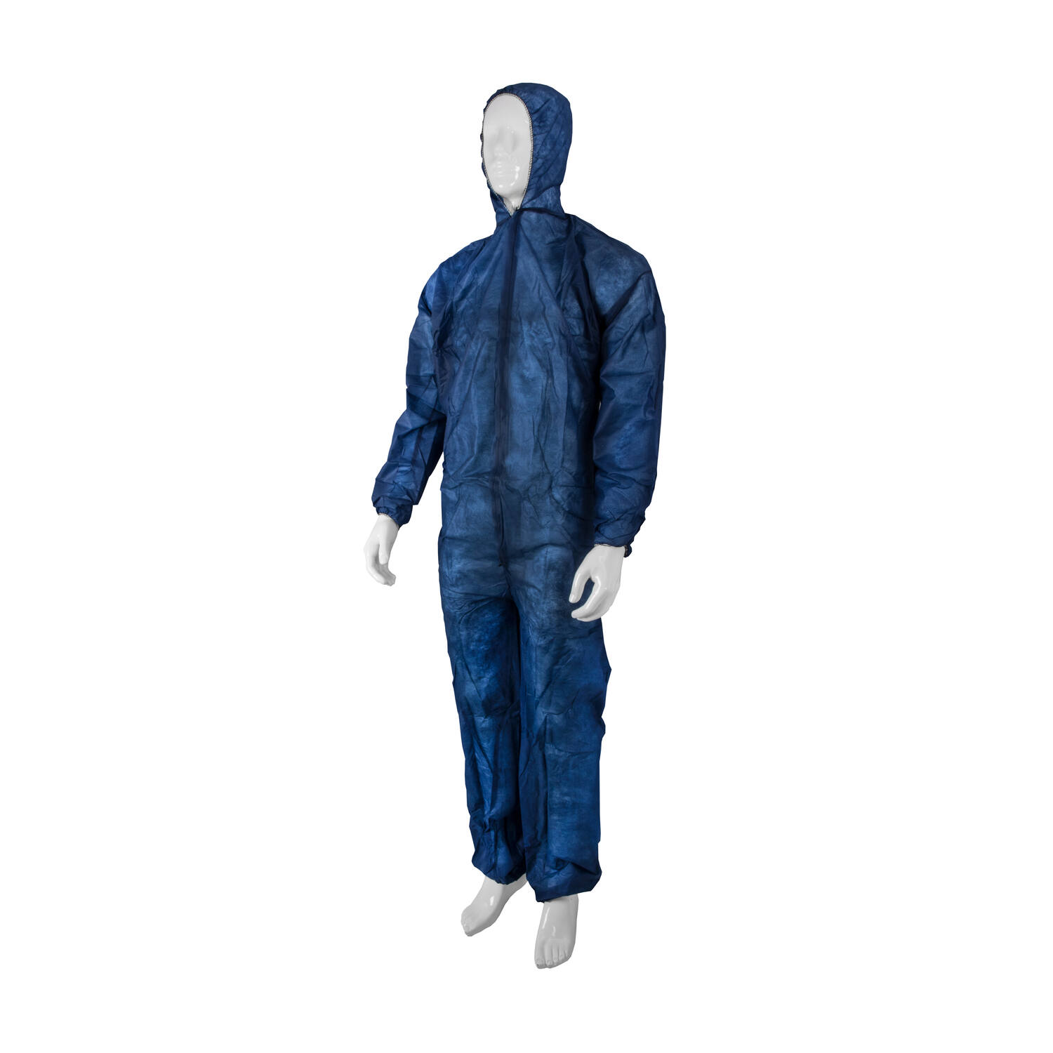 HYGOCLEAN® overal PP klittenband kap blauw 2XL