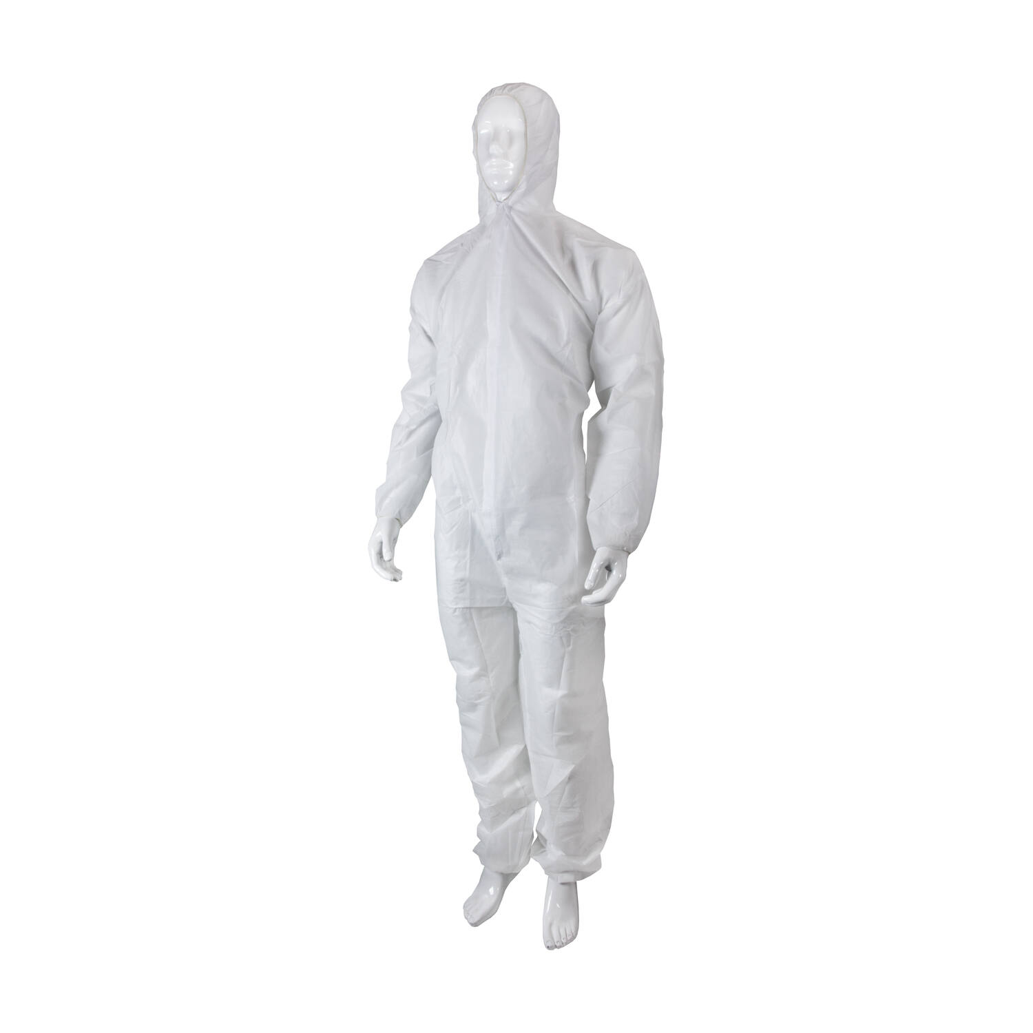 HYGOCLEAN® overal PP SMS rits kap wit 5XL