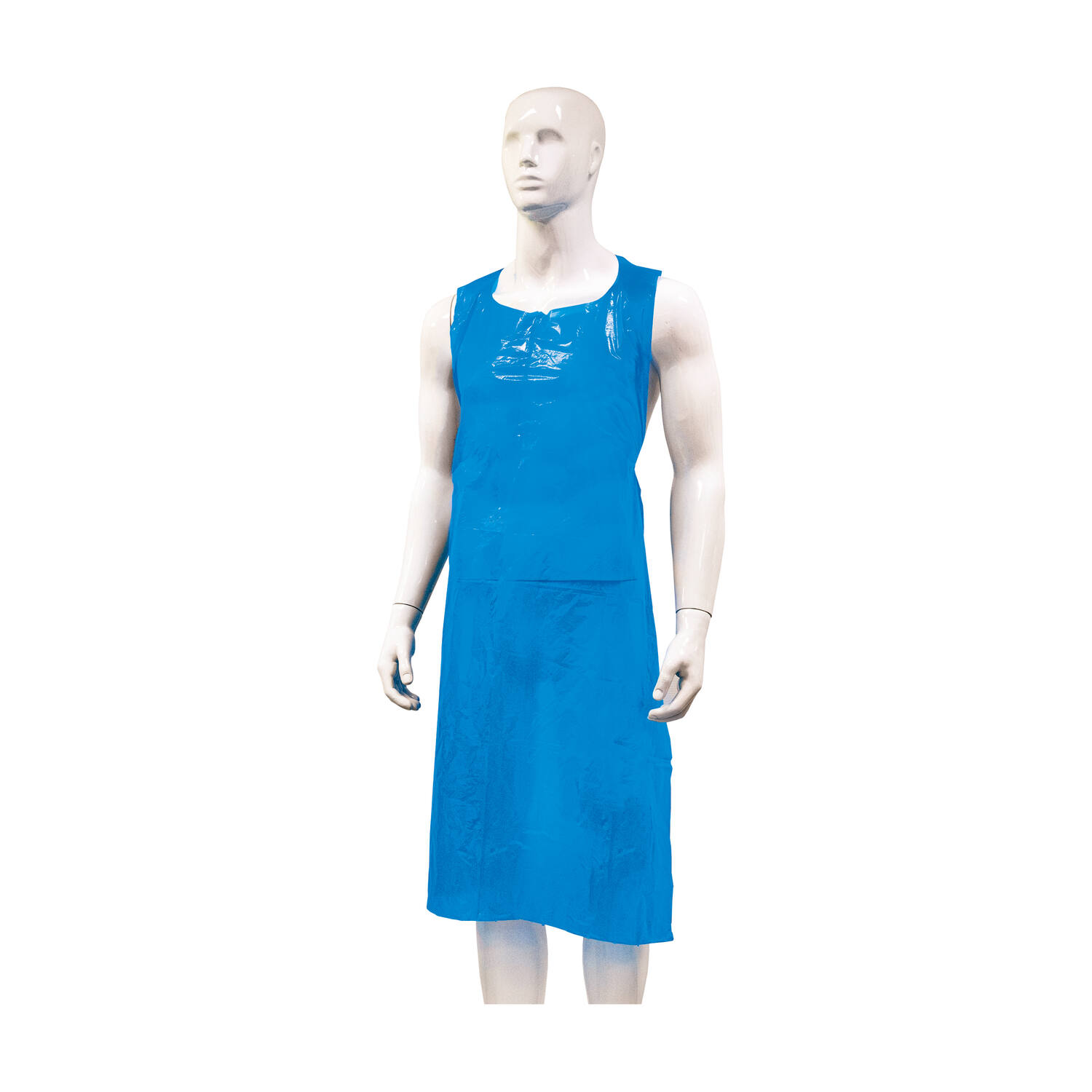 HYGOCLEAN® schort LDPE blauw 100Mu blok