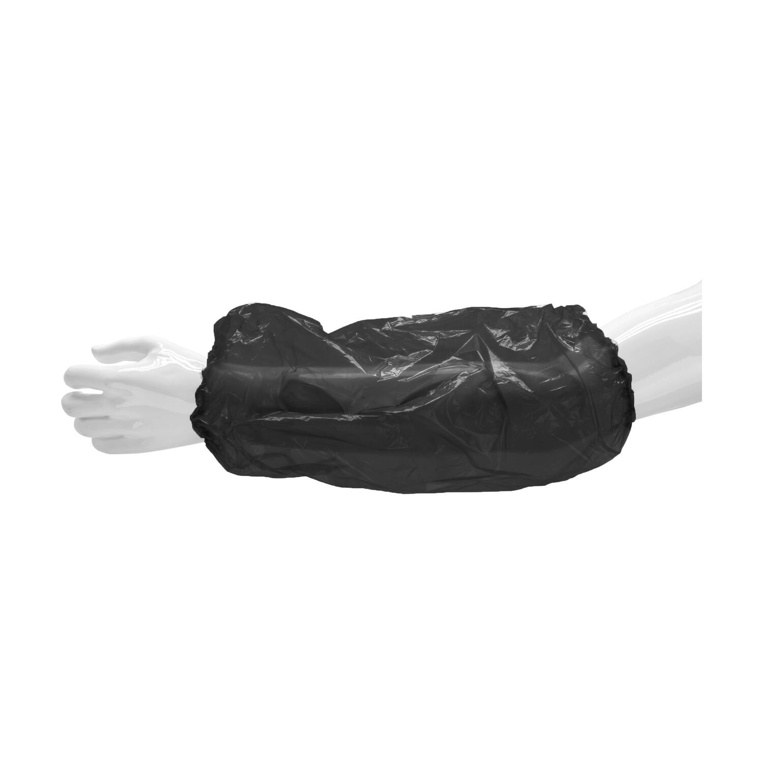 HYGOCLEAN® overmouw PE zwart 20Mu MM