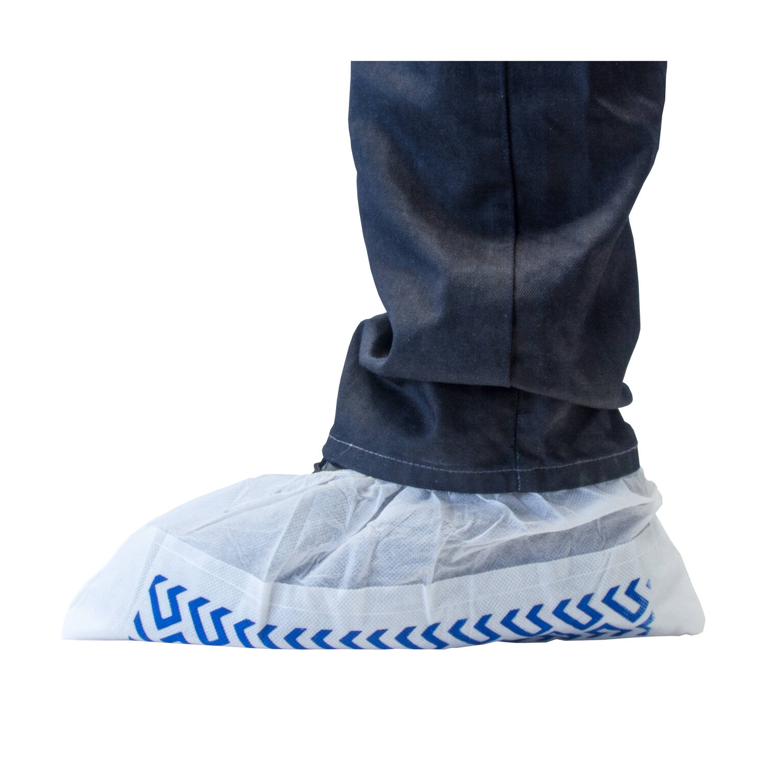 HYGOCLEAN® overschoen PP-PE zwaar wit/blauw