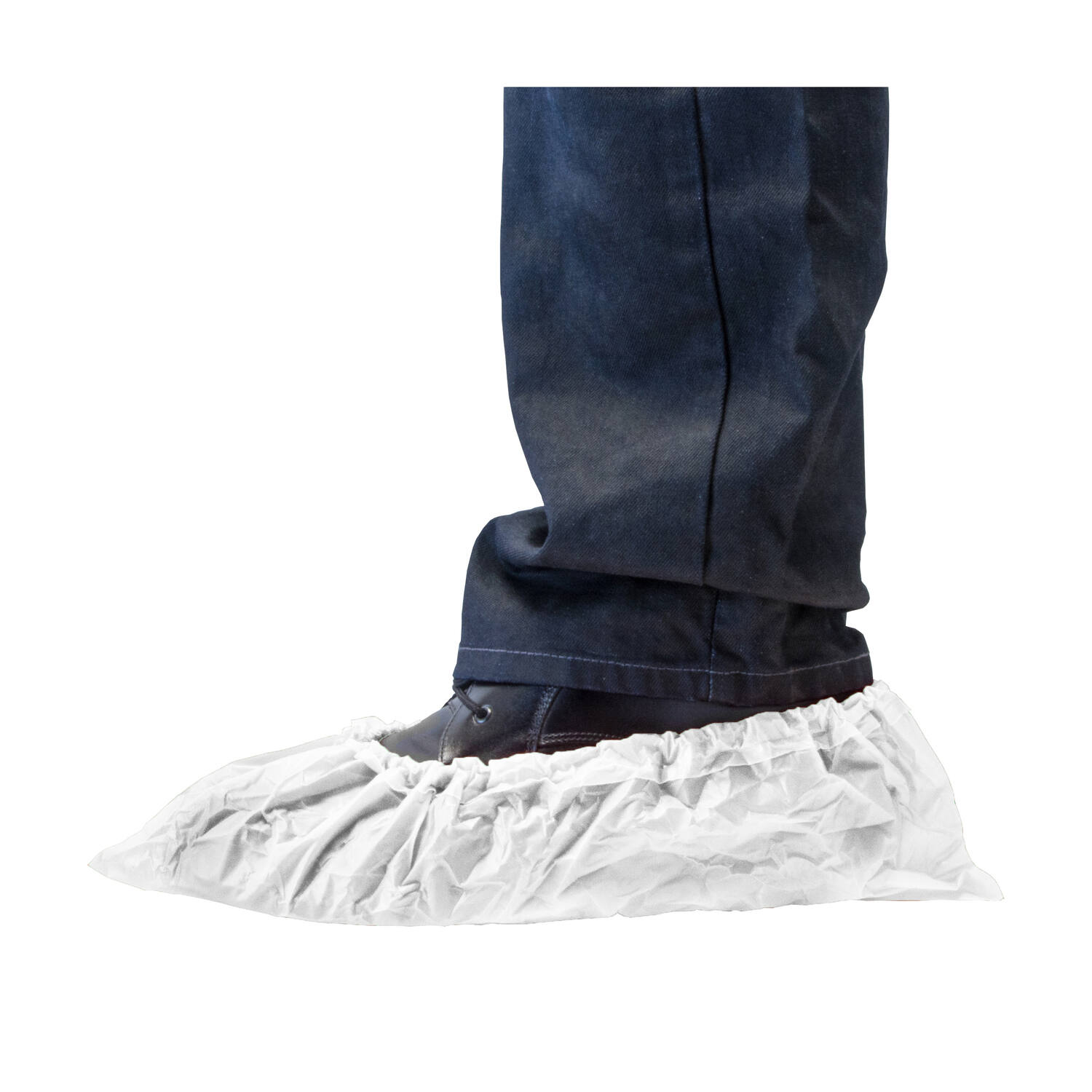 HYGOCLEAN® overschoen CPE wit 70Mu geruwd