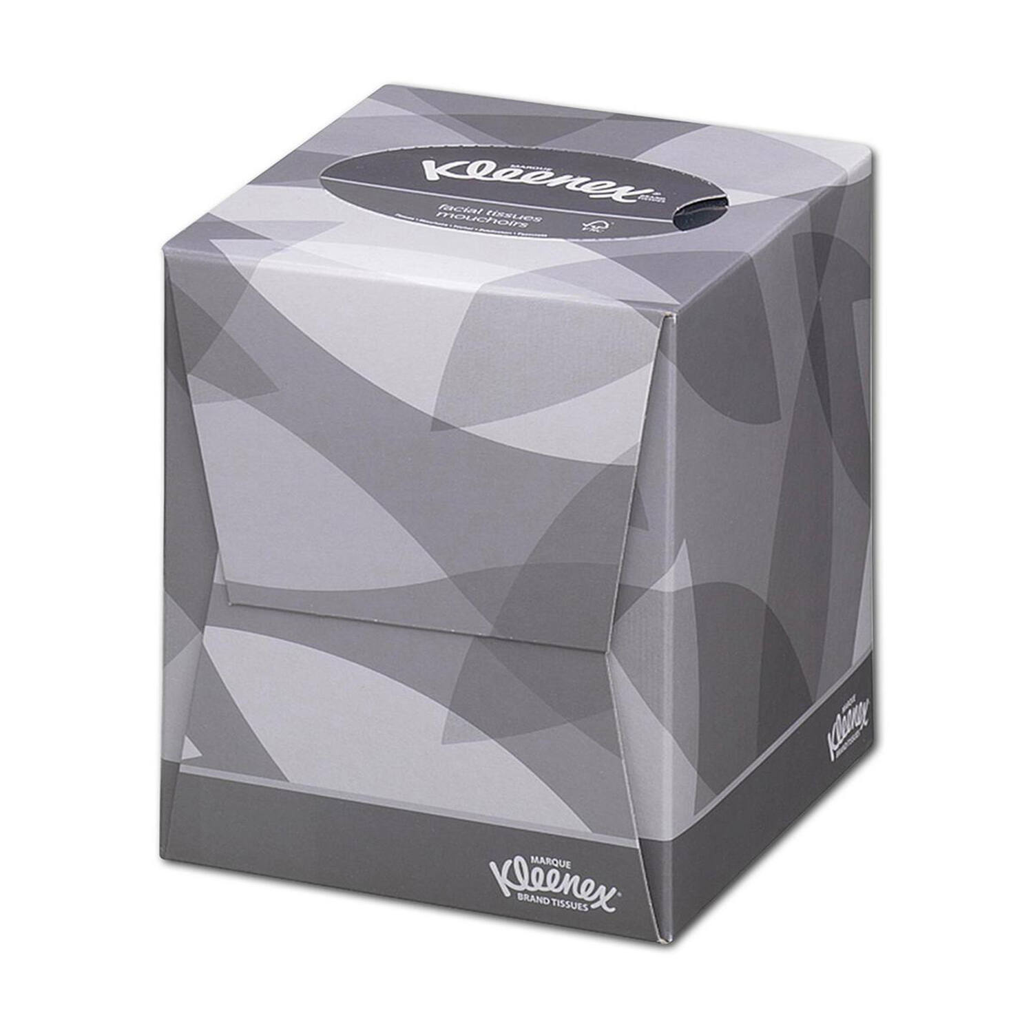 Kleenex® facial tissue kubus 2-lgs wit