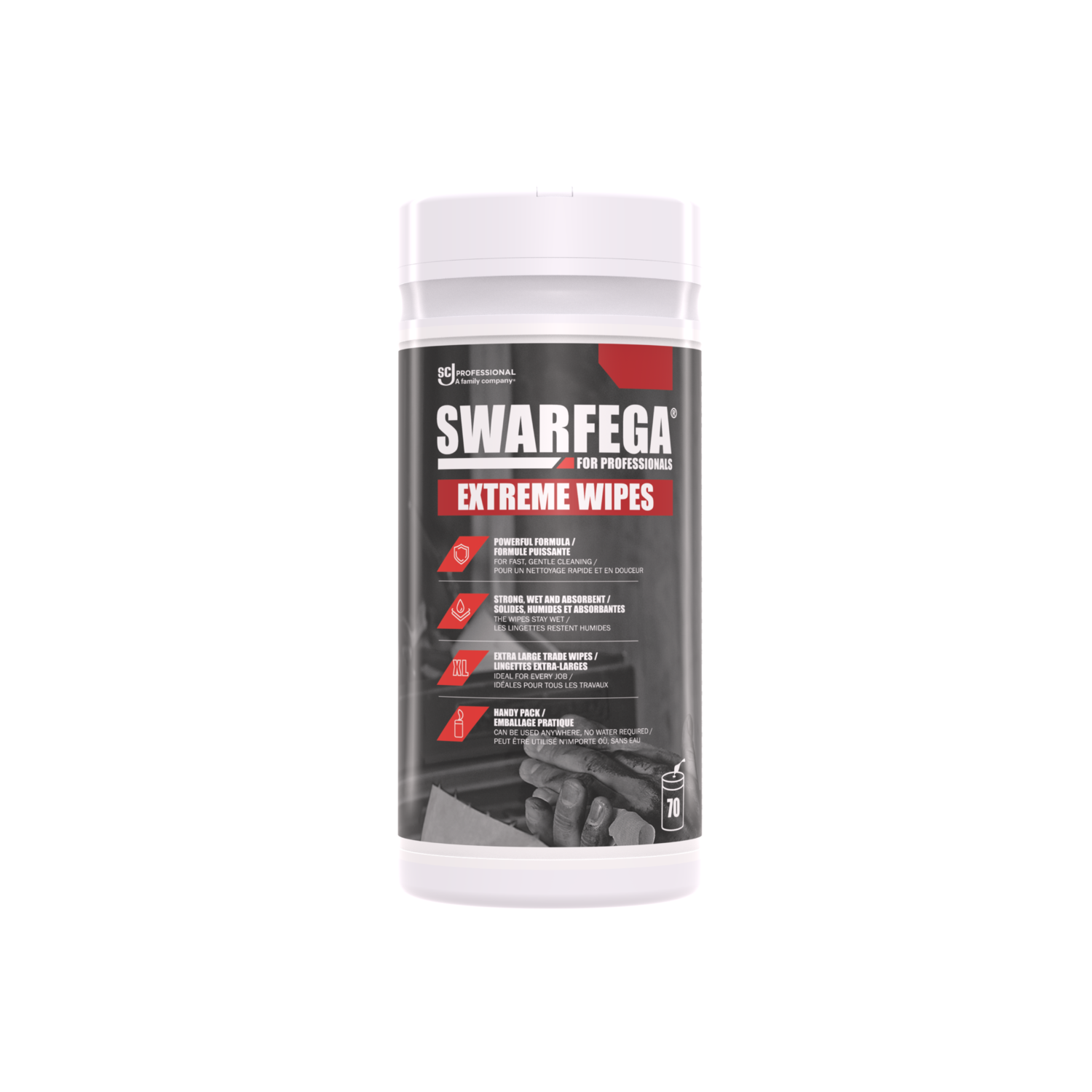 Swarfega Extreme wipes bus
