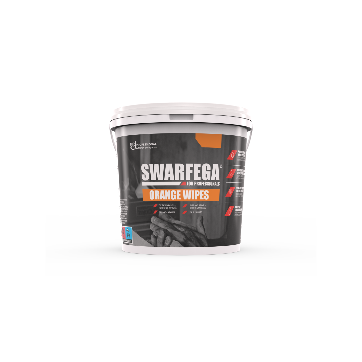 Swarfega Orange wipes emmer