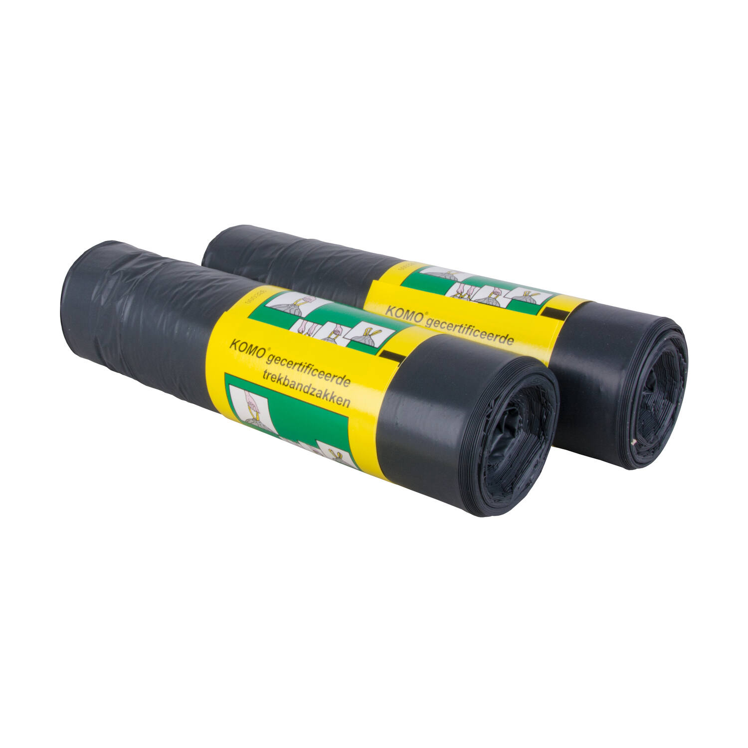 Zak KOMO LDPE trekband 60 x 80cm T50 grijs