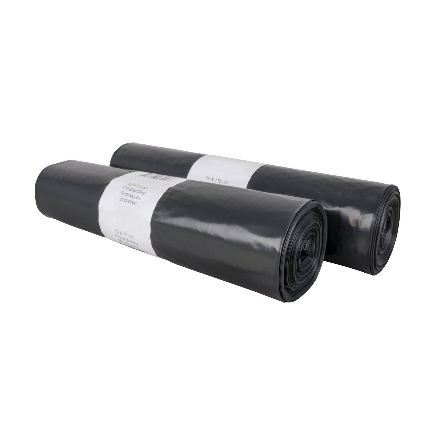 Zak LDPE 70 x 110cm T70 grijs