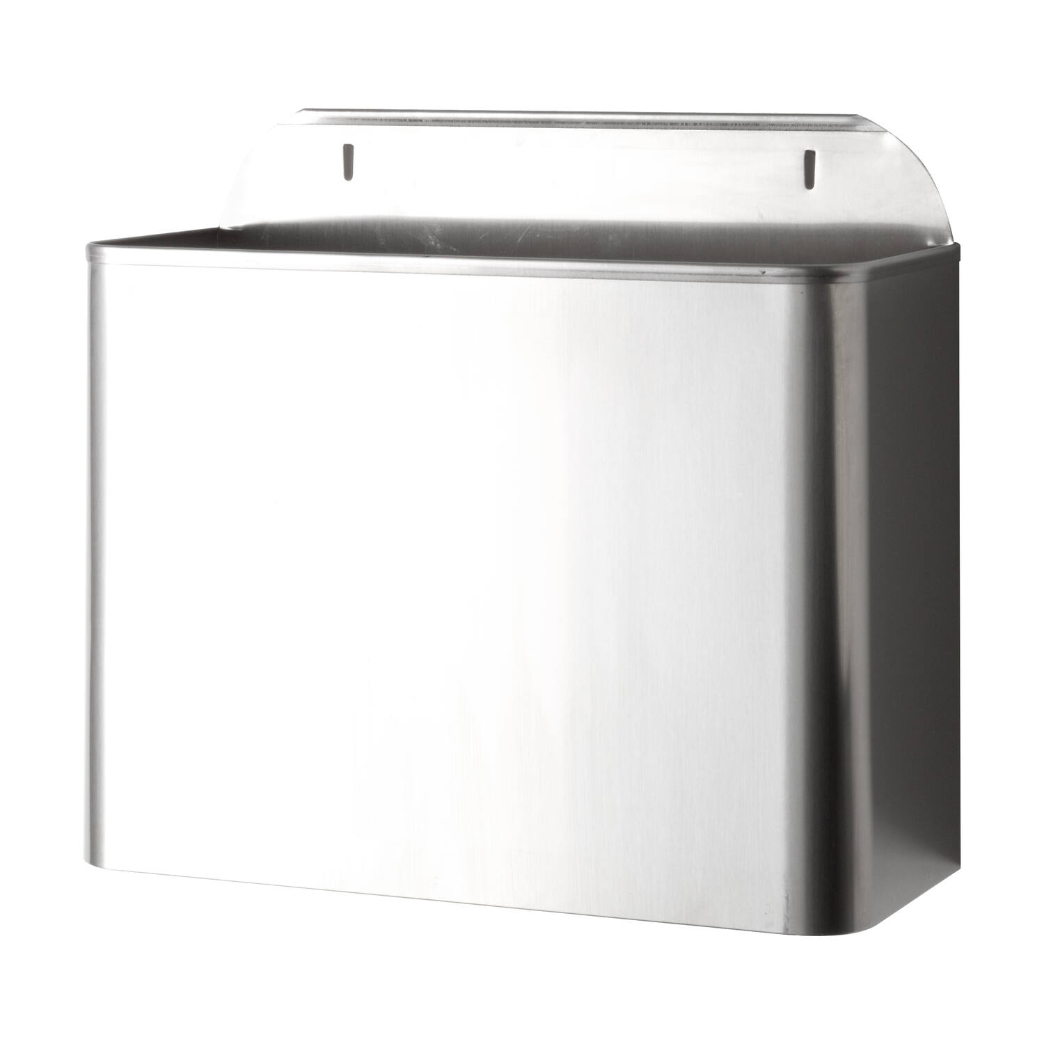 Afvalbak wand 10ltr RVS