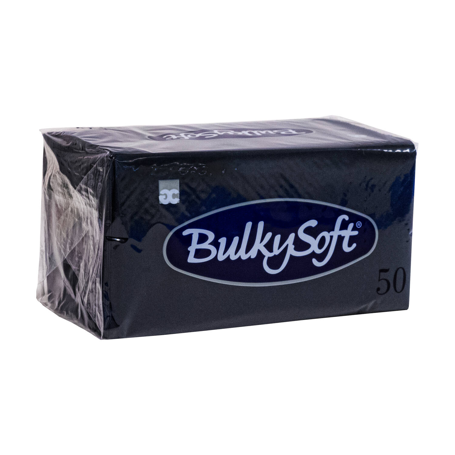 BULKYSOFT® Rainbow servet 2-lgs zwart 1/8