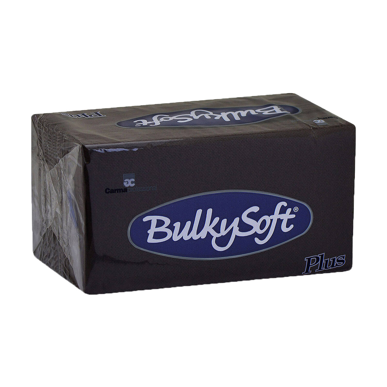 BULKYSOFT® Rainbow servet 2-lgs zwart PTP 1/8