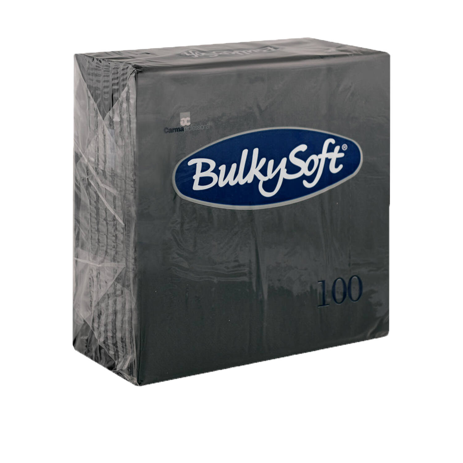 BULKYSOFT® Rainbow servet 2-lgs zwart 1/4