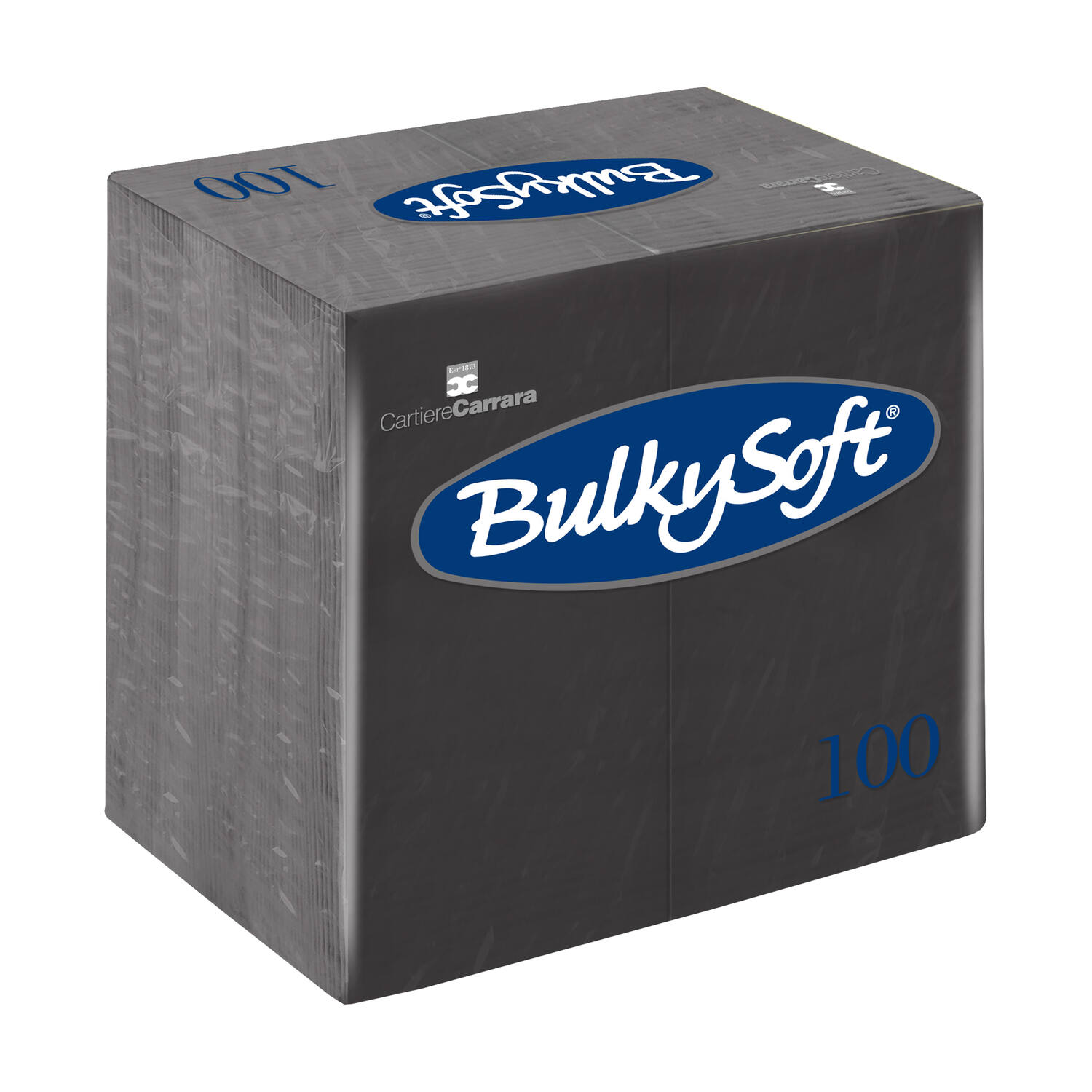 BULKYSOFT® Rainbow servet 2-lgs zwart 1/8