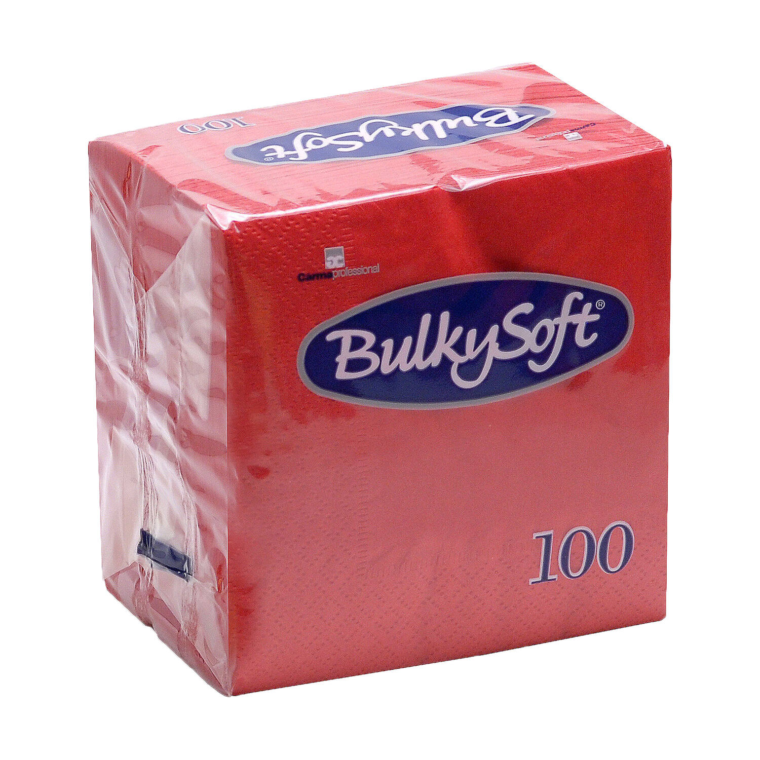 BULKYSOFT® Rainbow servet 2-lgs rood 1/4