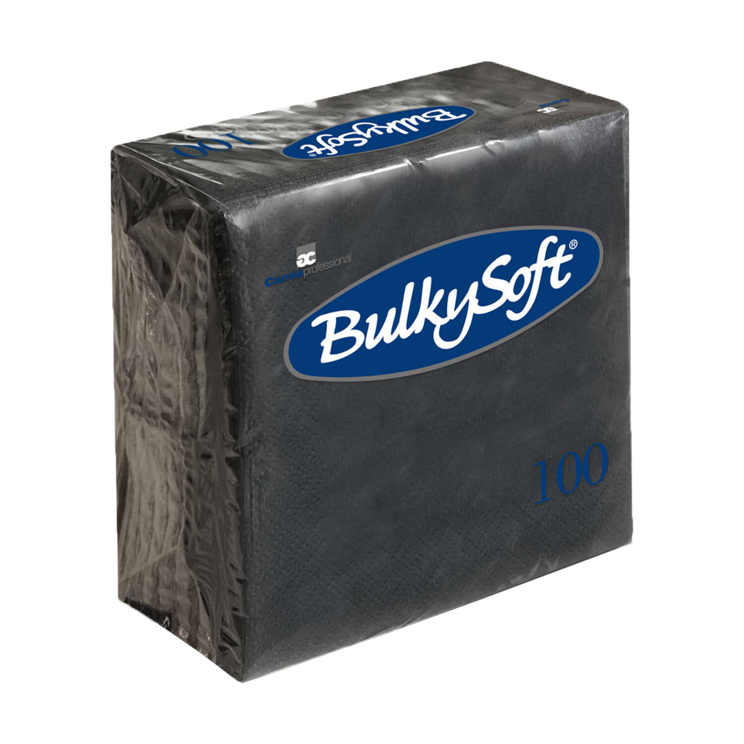 BULKYSOFT® Rainbow servet 2-lgs zwart 1/4