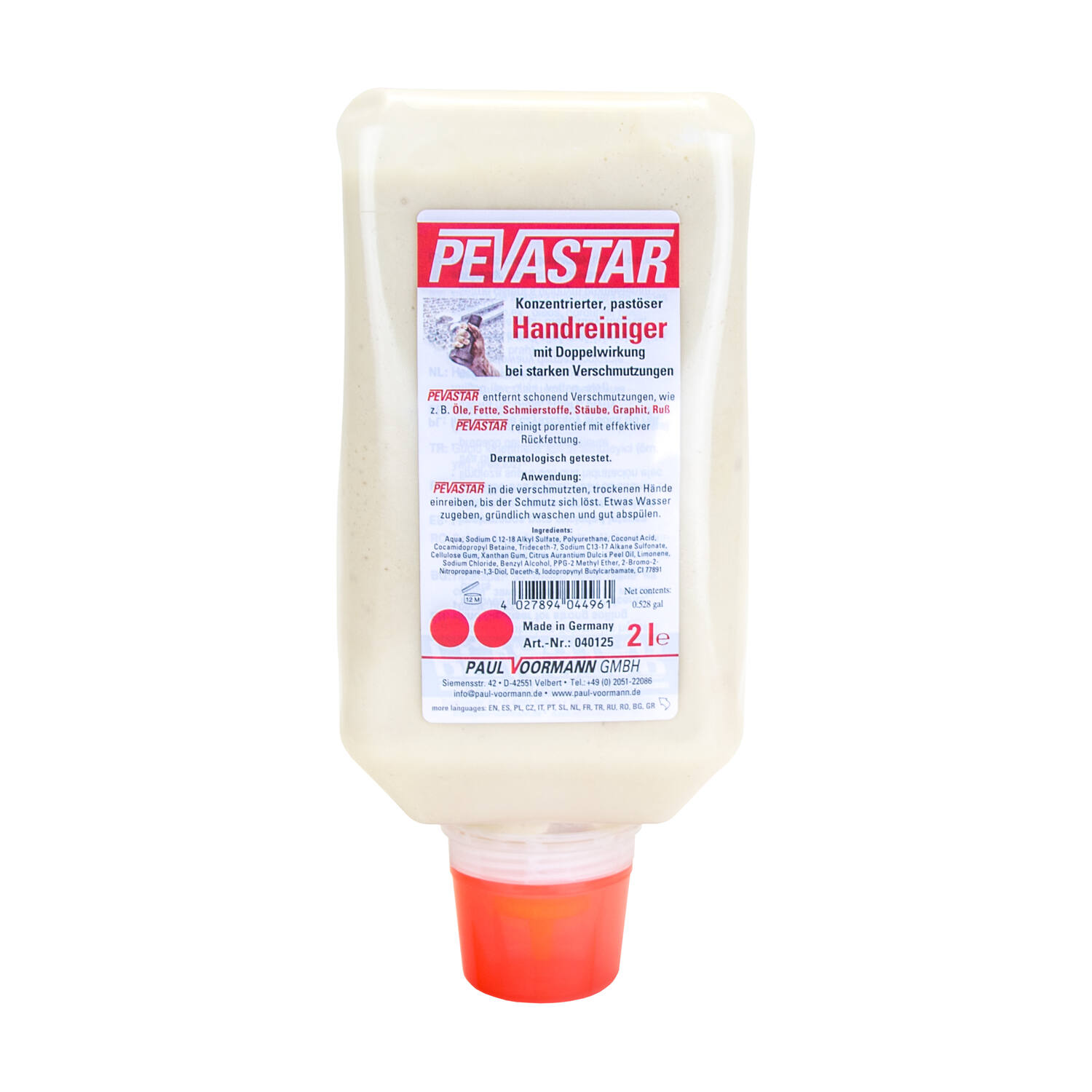 Pevastar handreiniger