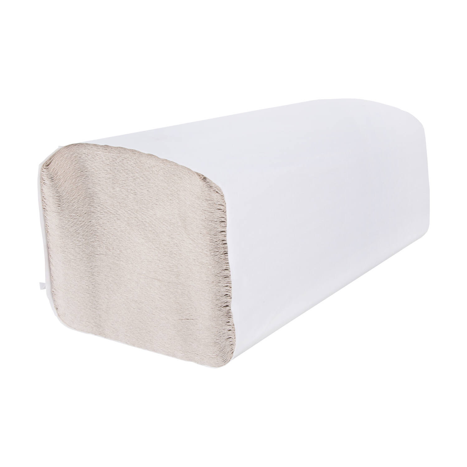 Handdoek 1-lgs naturel rec Z-vouw