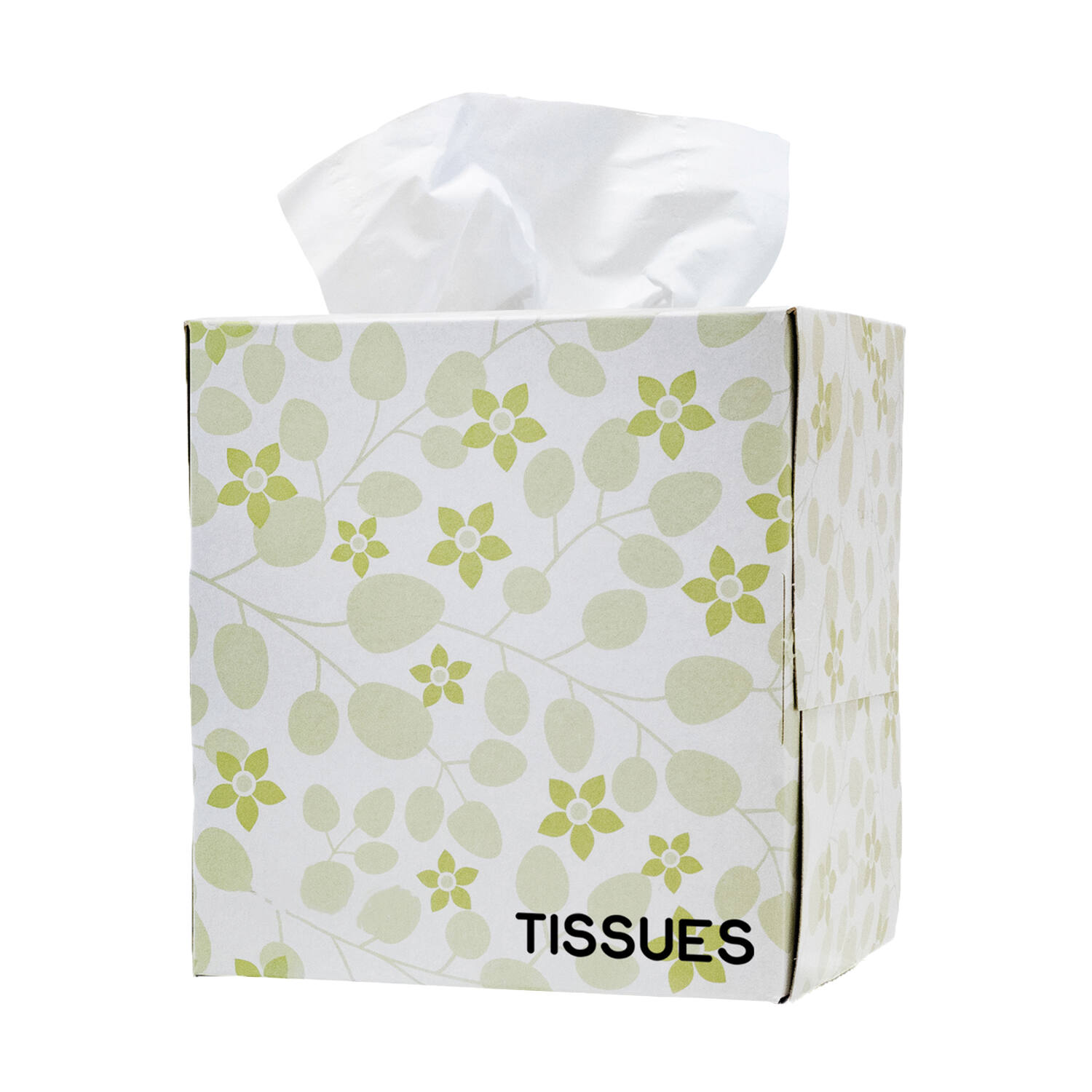 Facial tissue kubus 2-lgs wit cell