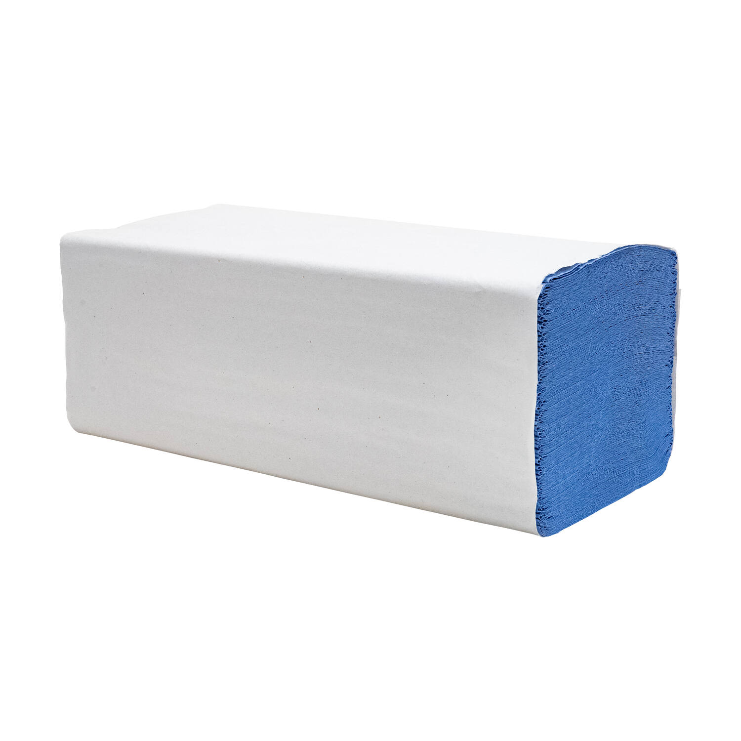 Handdoek 1-lgs blauw rec Z-vouw