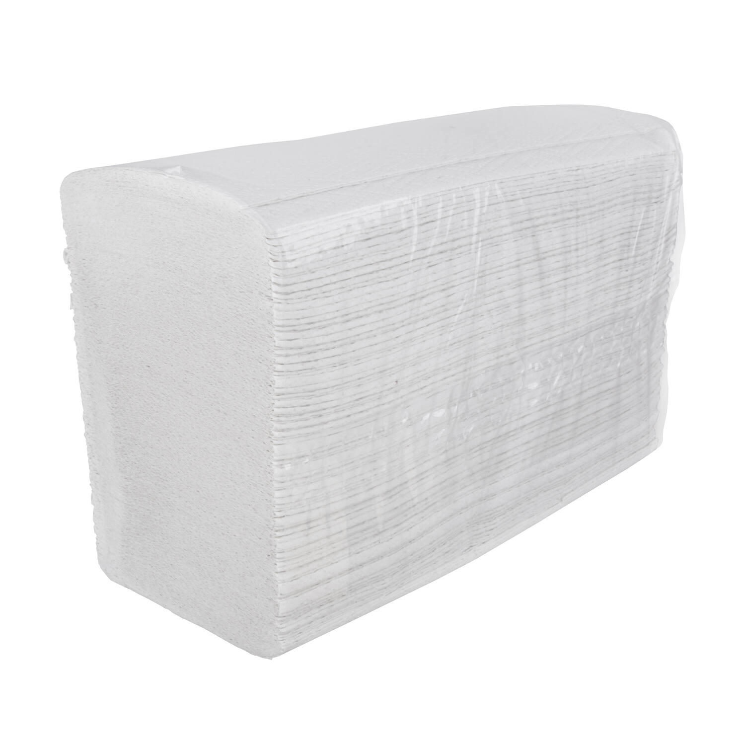 Handdoek 2-lgs hoogwit rec M-vouw