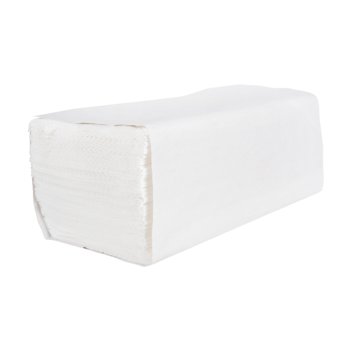 Handdoek 2-lgs wit cell Z-vouw