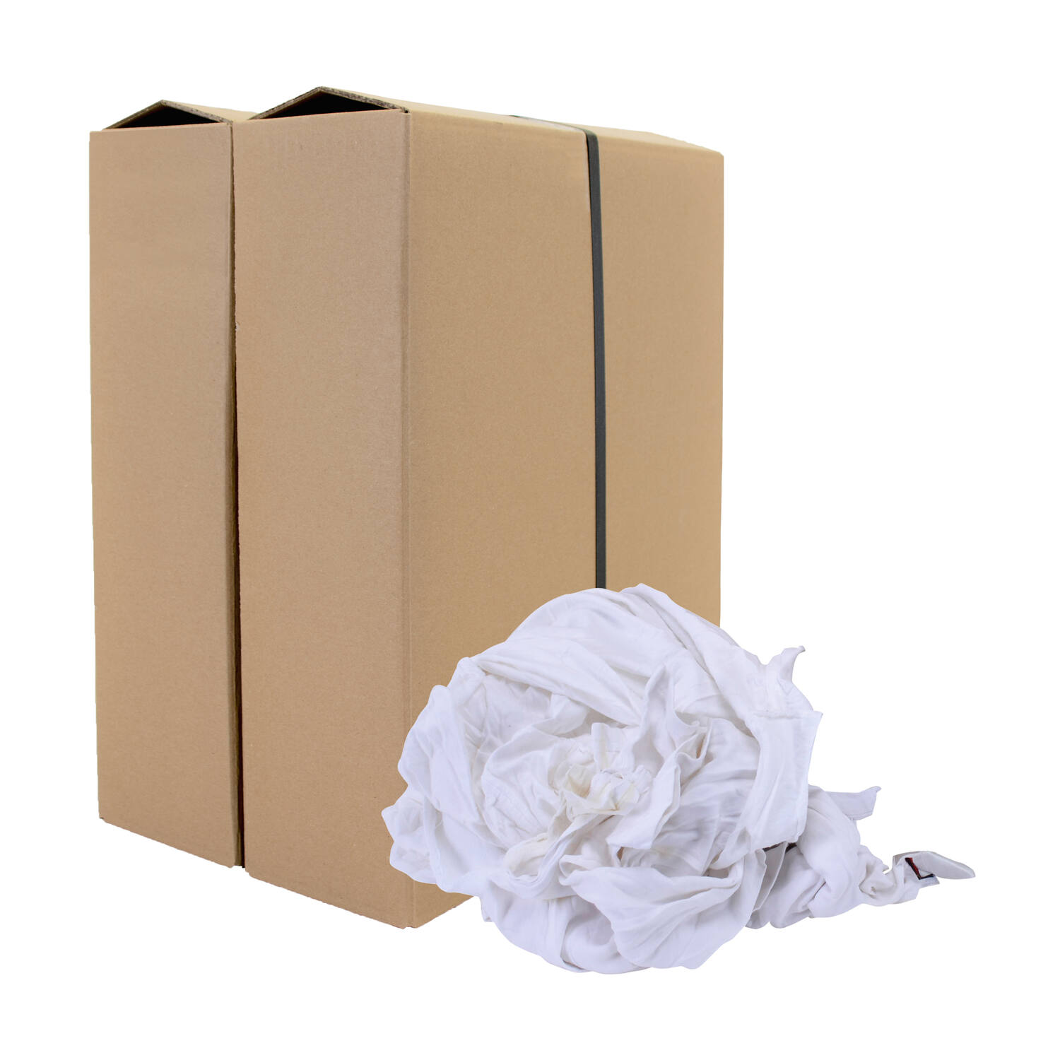 Witte poetslappen interlock