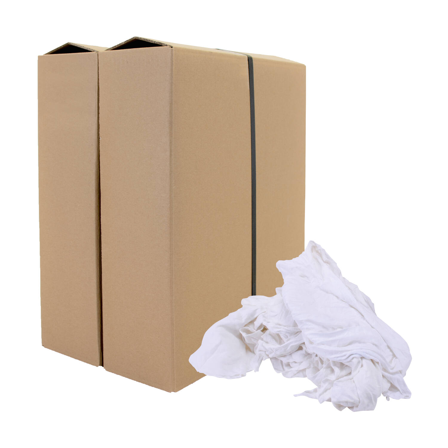 Witte poetslappen tricot