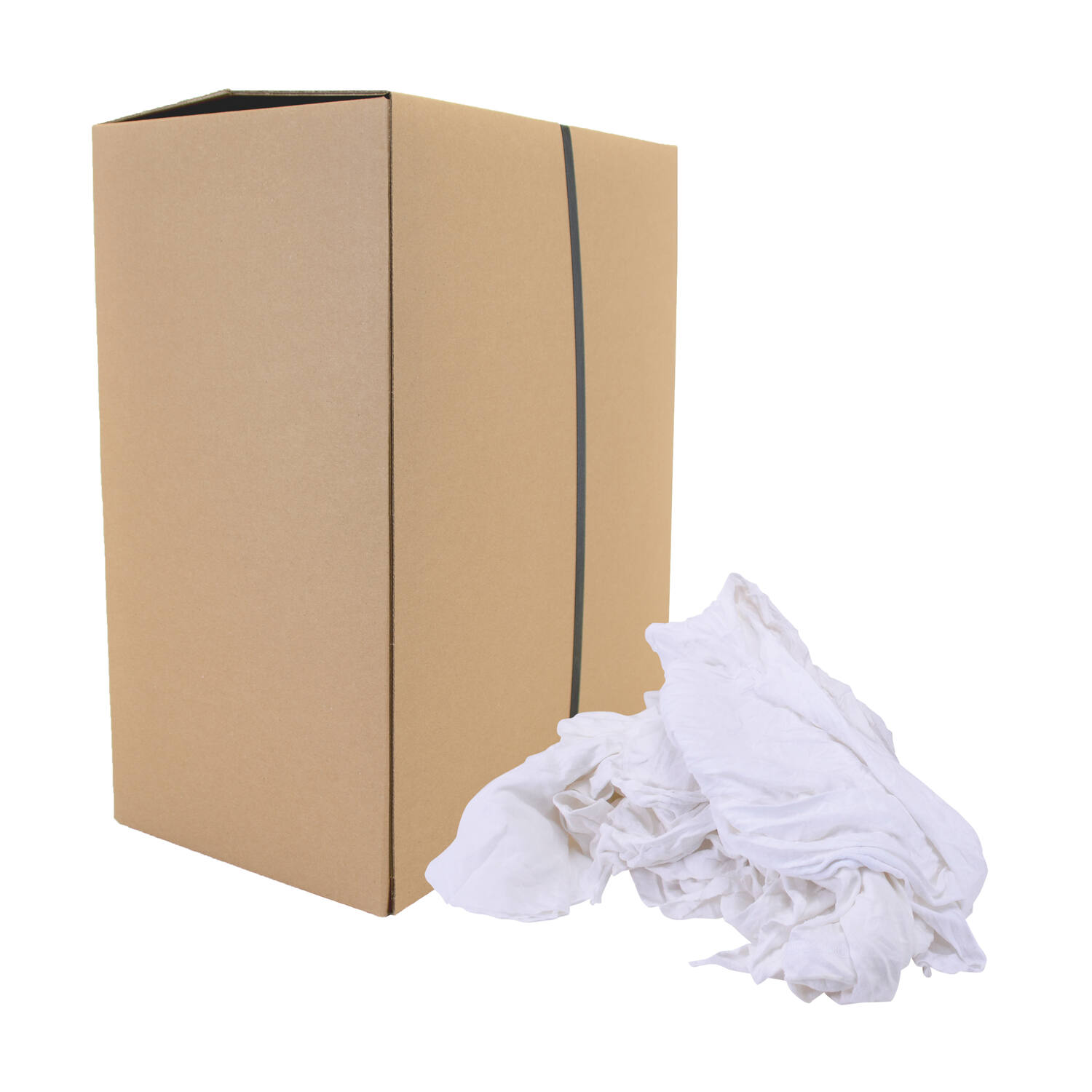 Witte poetslappen tricot