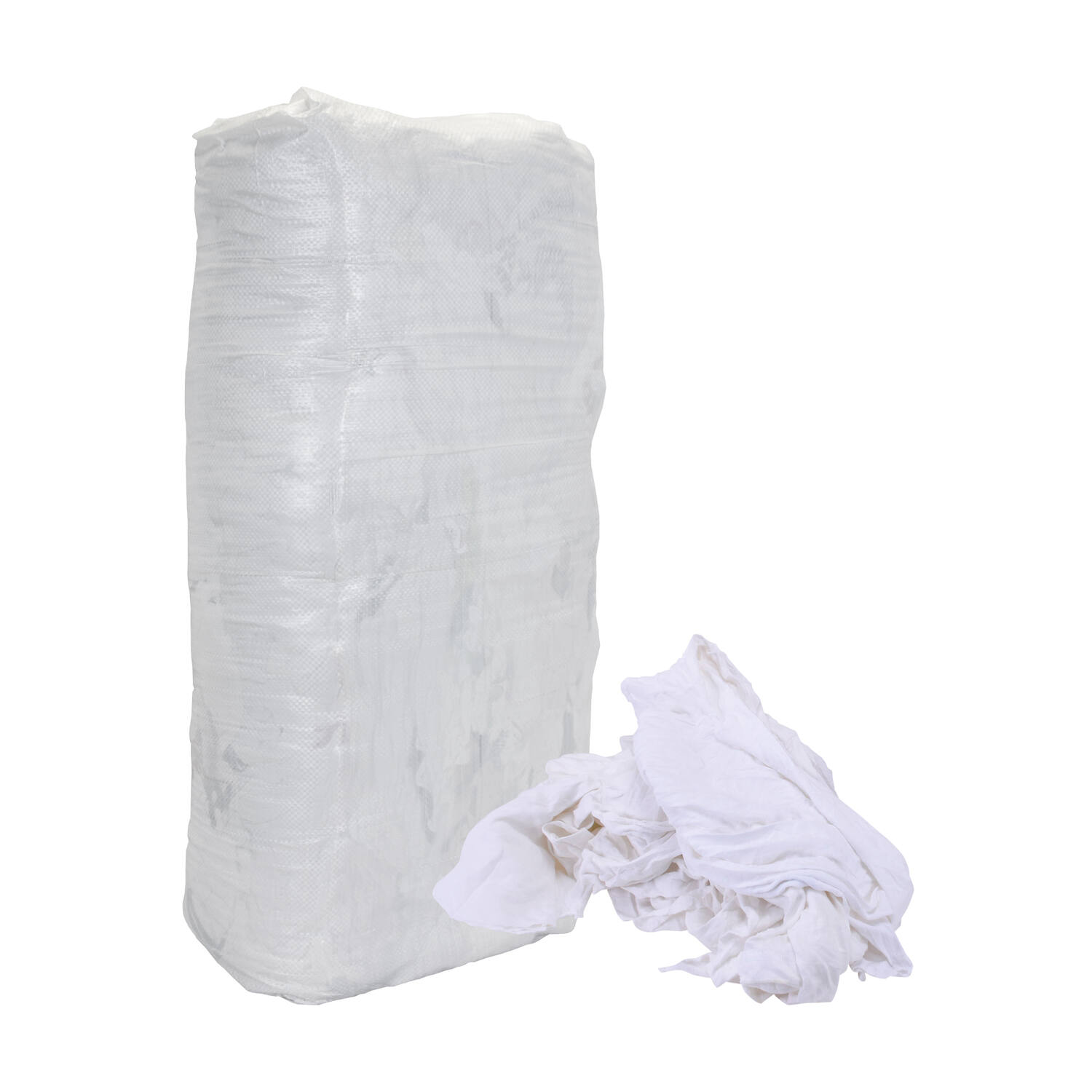 Witte poetslappen tricot