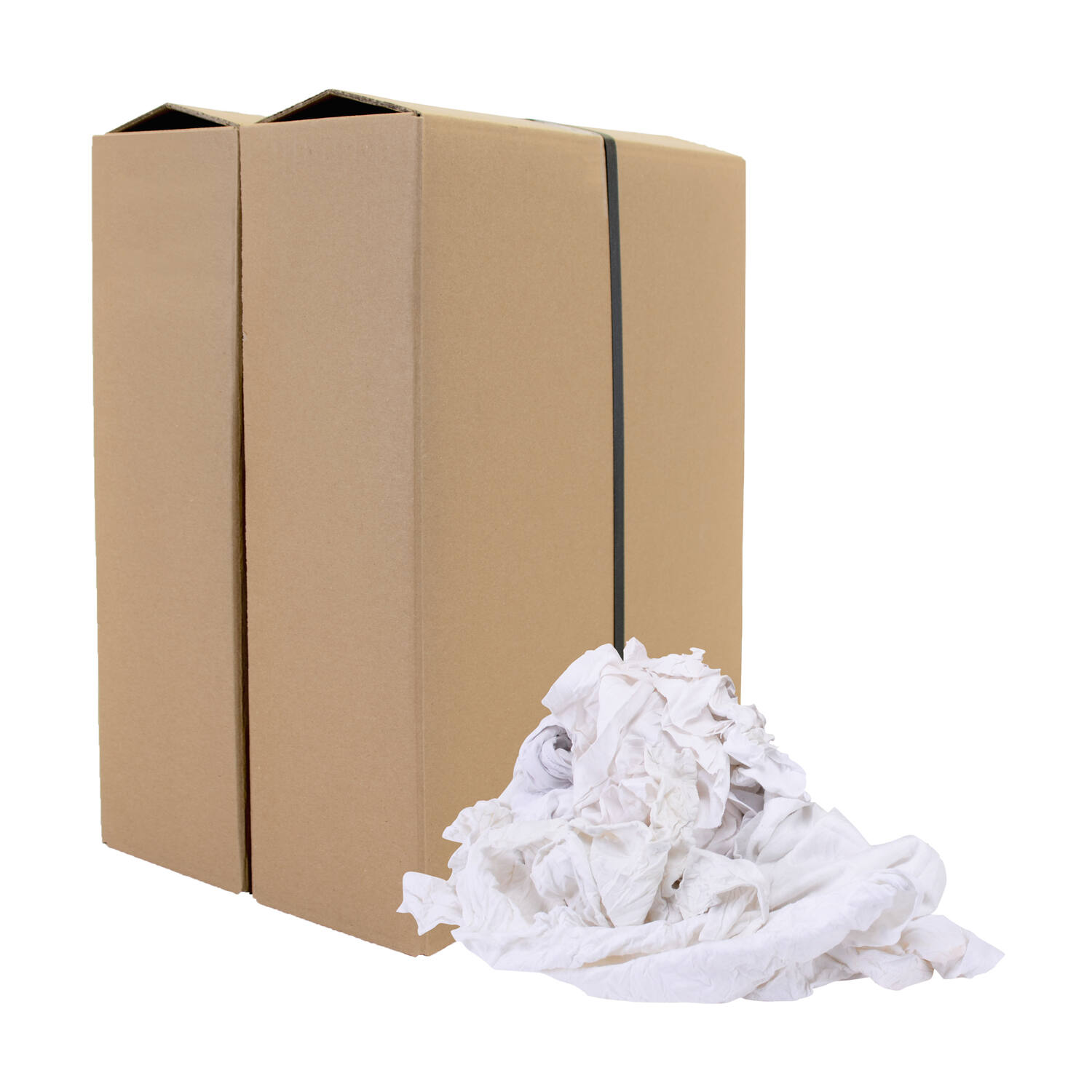 Witte poetslappen tricot/w
