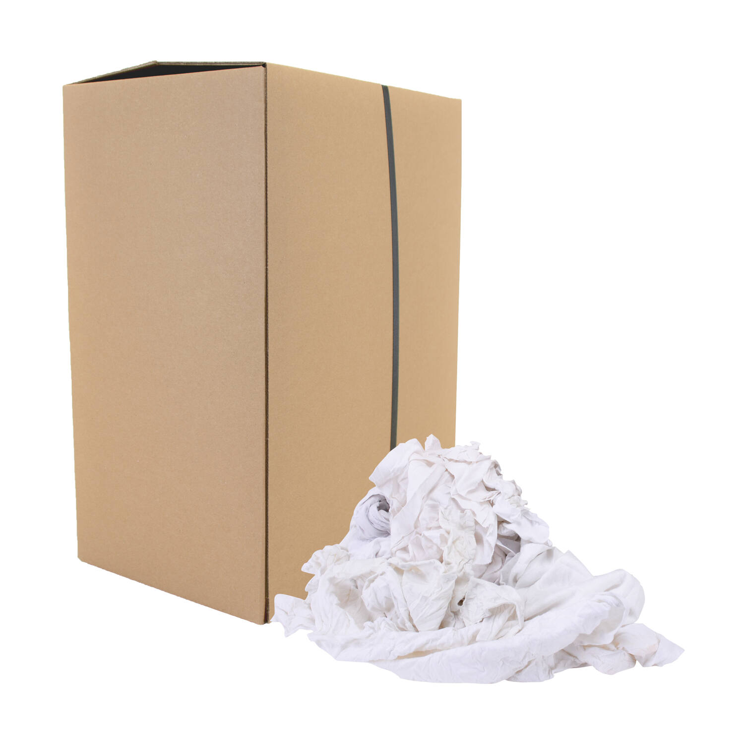 Witte poetslappen tricot/w