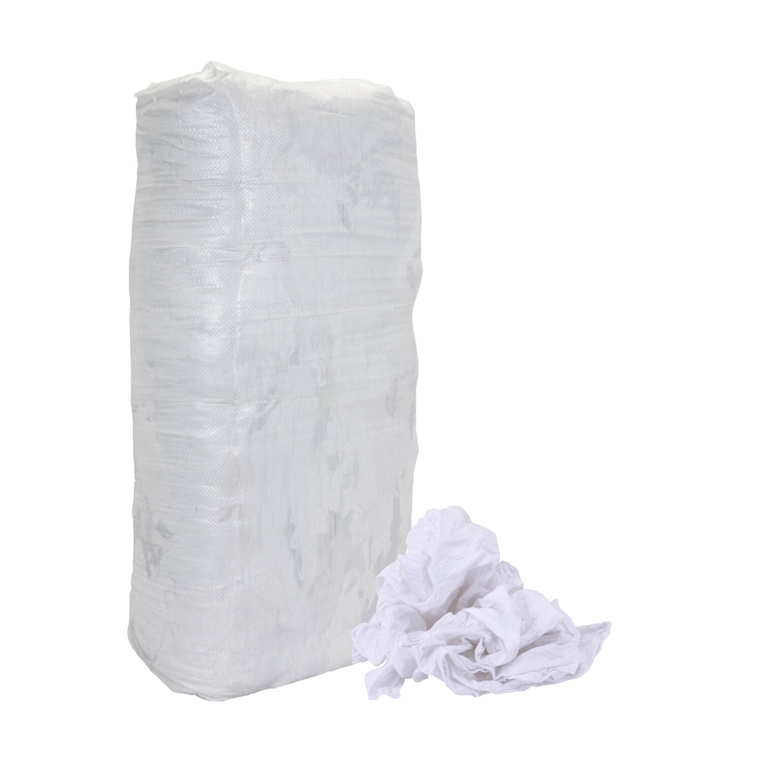 Witte poetslappen tricot naadloos