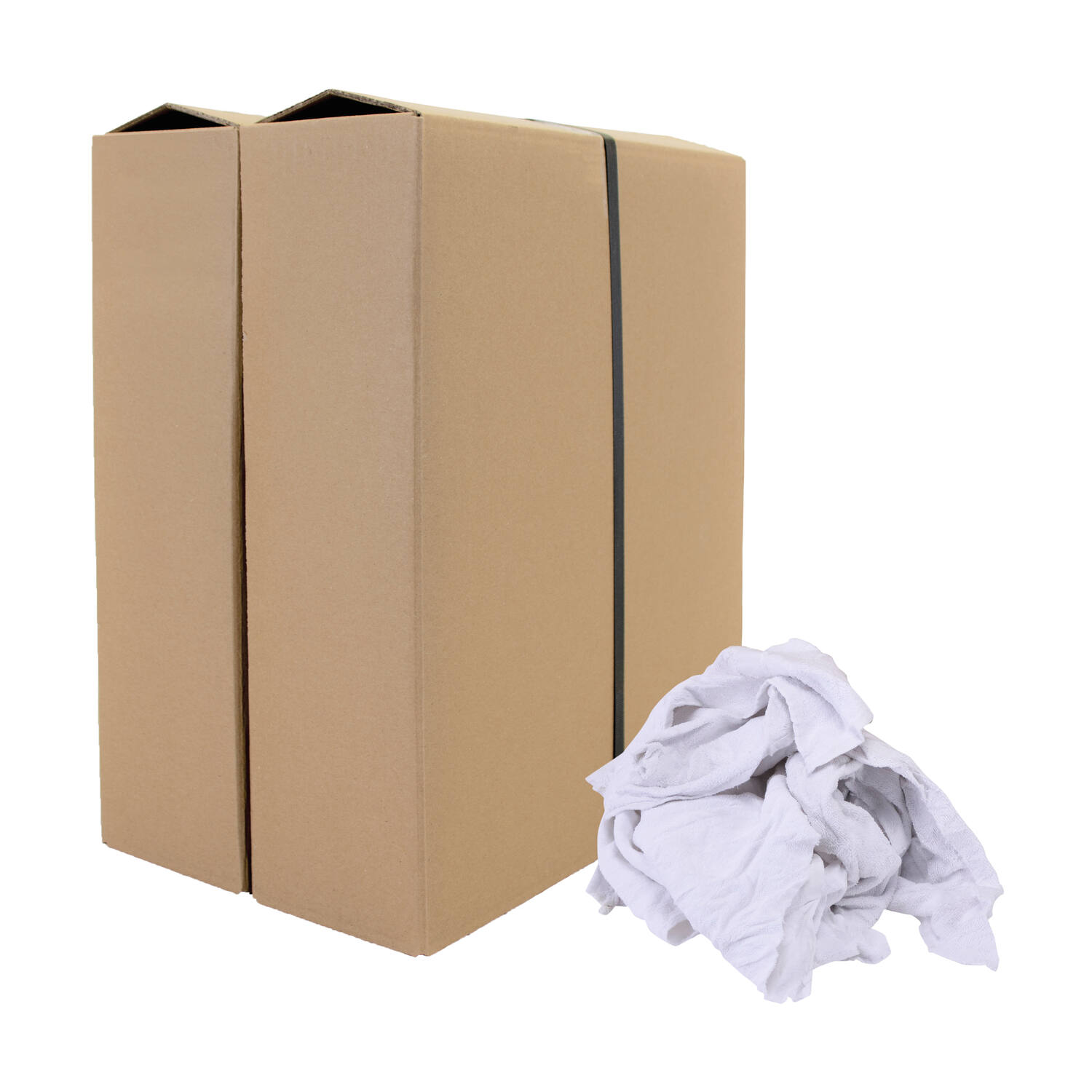 Witte poetslappen handdoek badstof