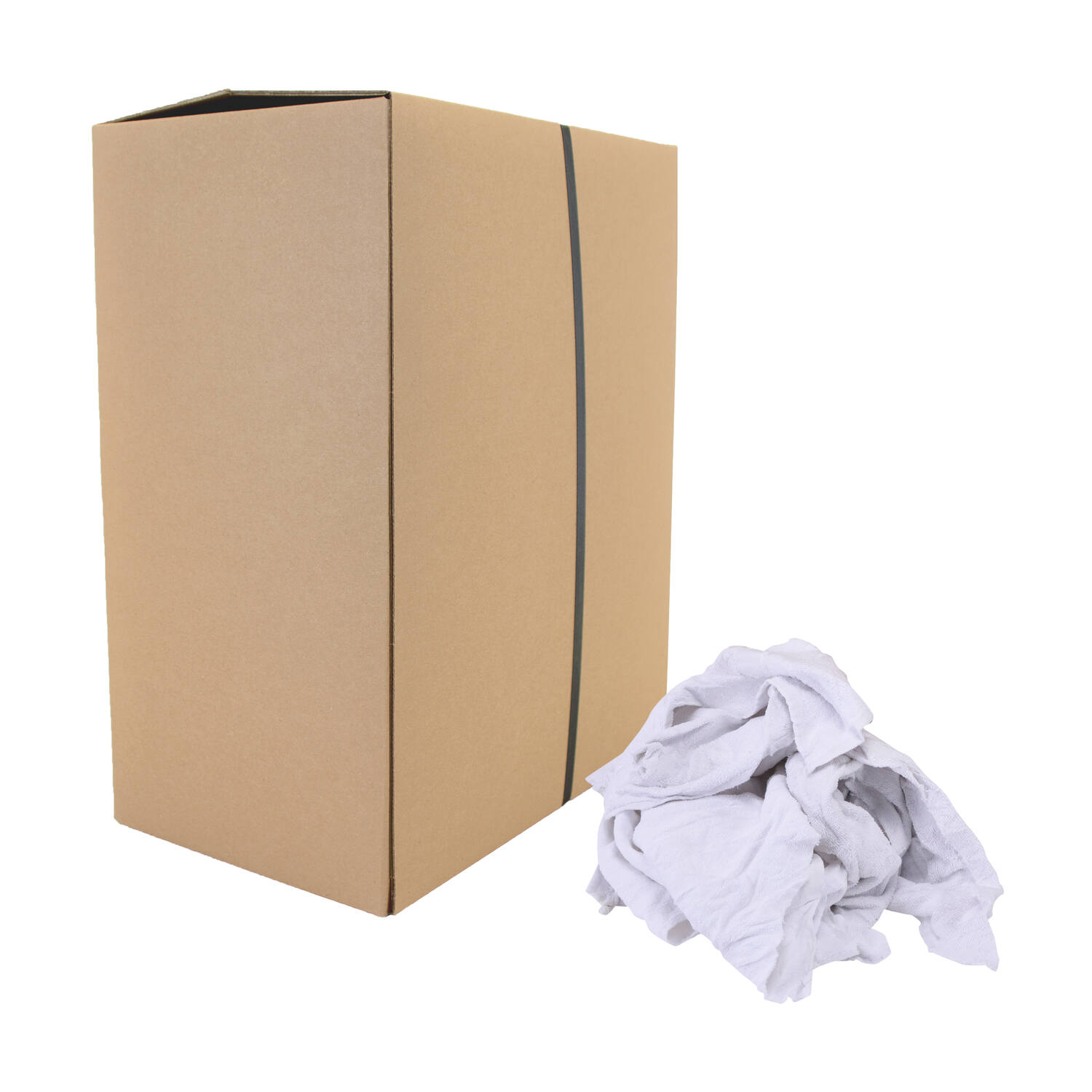 Witte poetslappen handdoek badstof